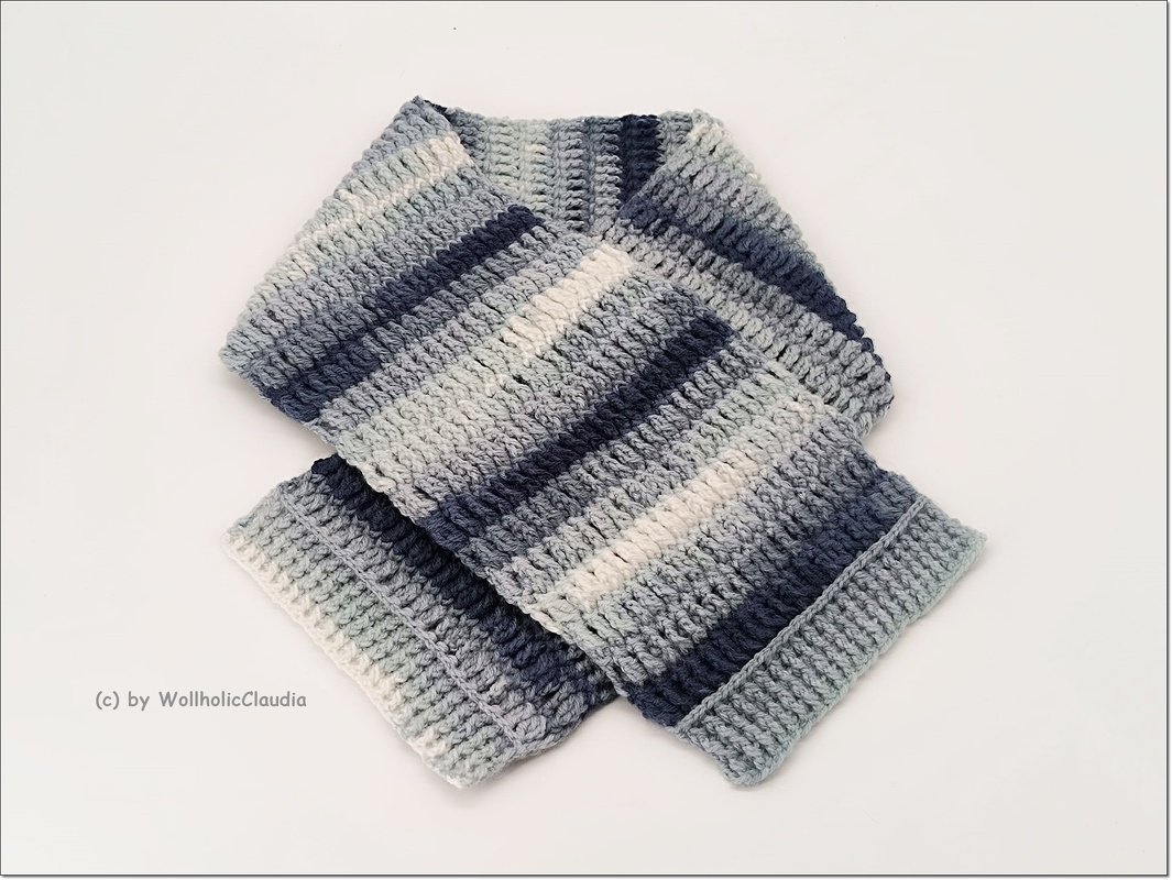 Häkelanleitung Schal "Wintertag"