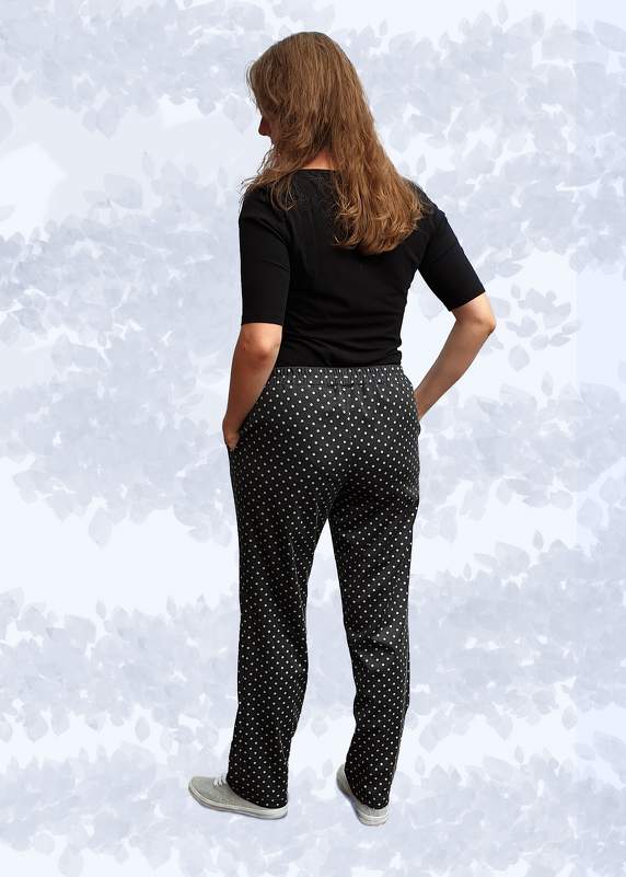 Mira -  jersey pants with elastic waistband and pockets - Joggers Pattern - Image 6