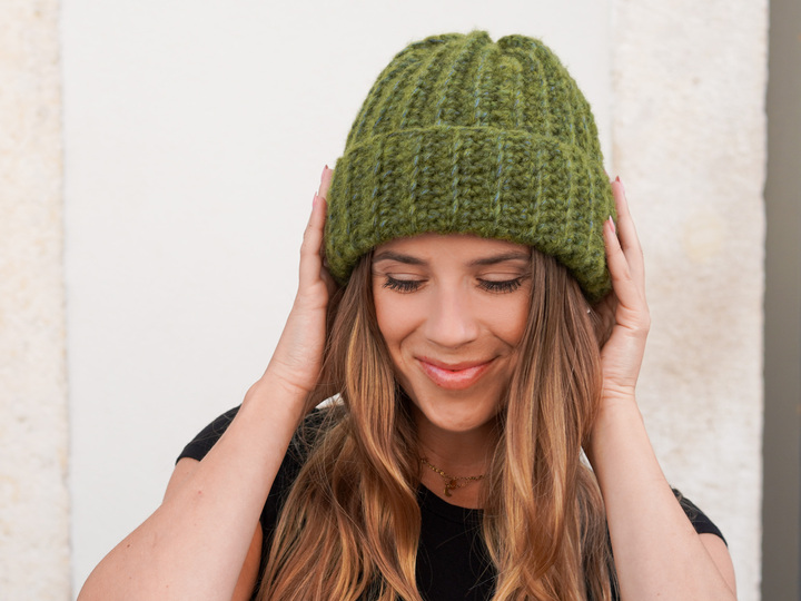 Einfache Häkelmütze mit Videoanleitung - Beanie für alle Größen