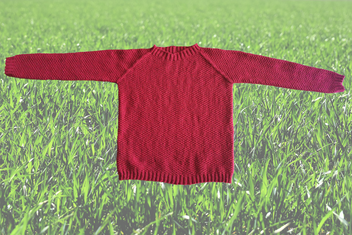 Perlmuster-Pullover für Herren ohne Naht (Konfektionsgröße XL)