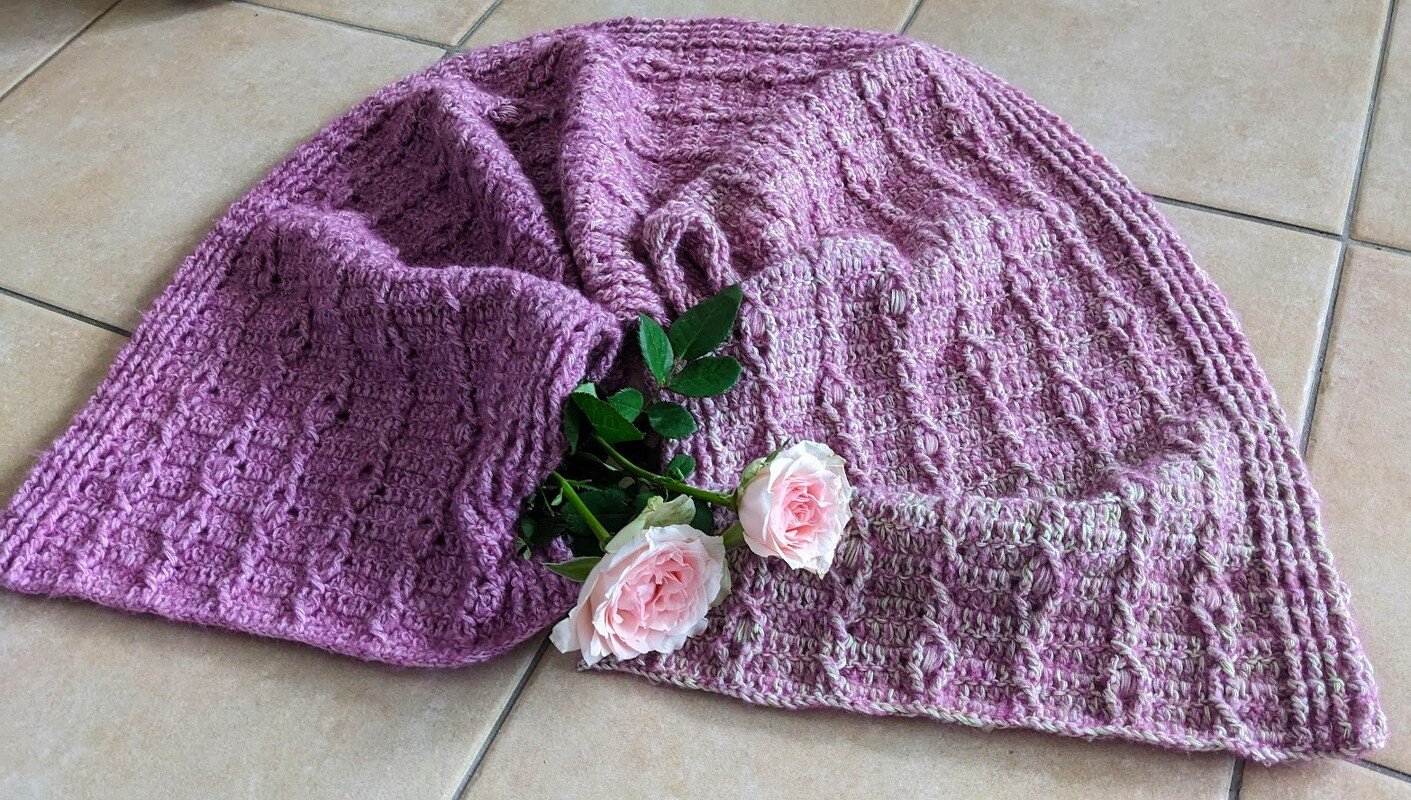 "Lutira" - kuscheliger Schal unisex - Häkelanleitung - Bild 4