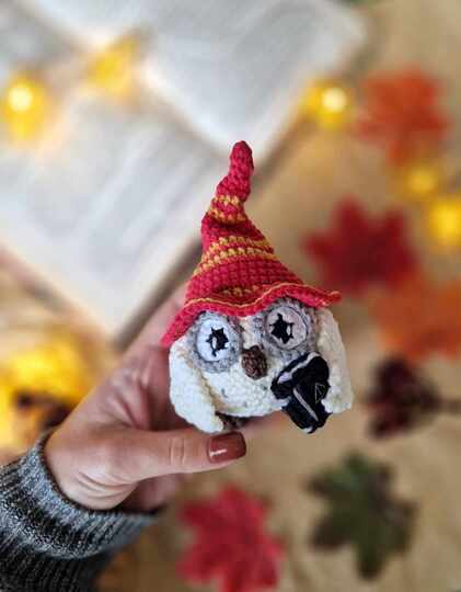 Crochet white snowy owl amigurumi pattern