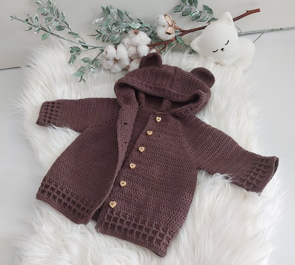 Teddy-Jacket for babys