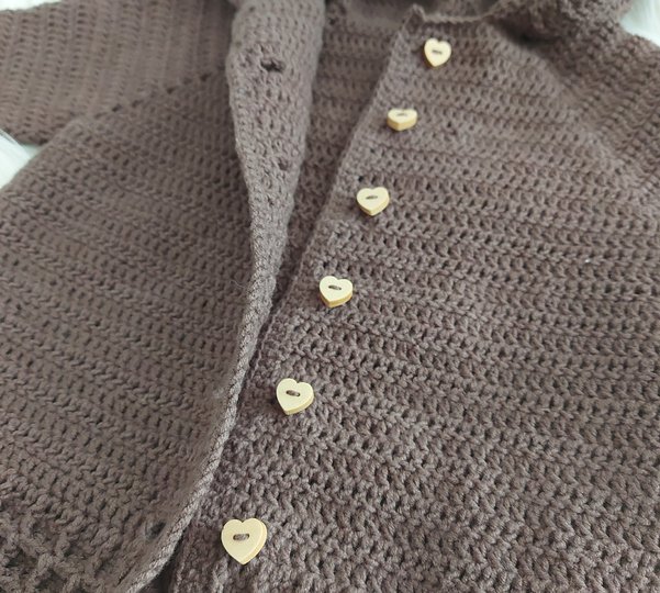 Teddy-Jacket for babys