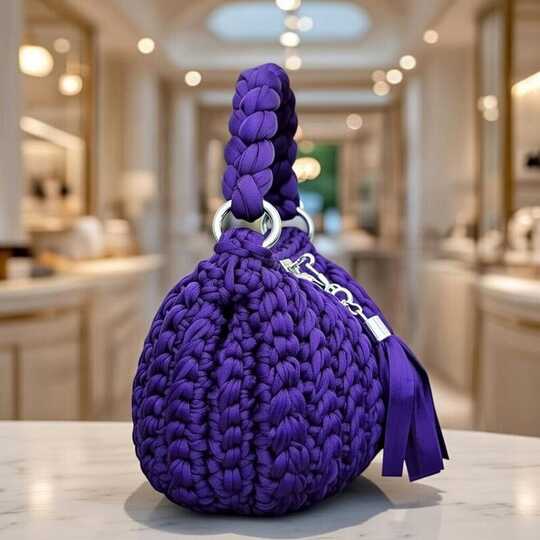 Crochet Tote Bag Pattern PDF – T-Shirt Yarn Bag