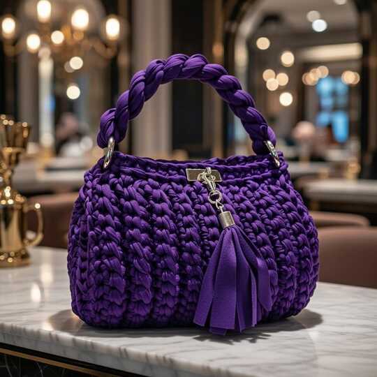 Crochet Tote Bag Pattern PDF – T-Shirt Yarn Bag