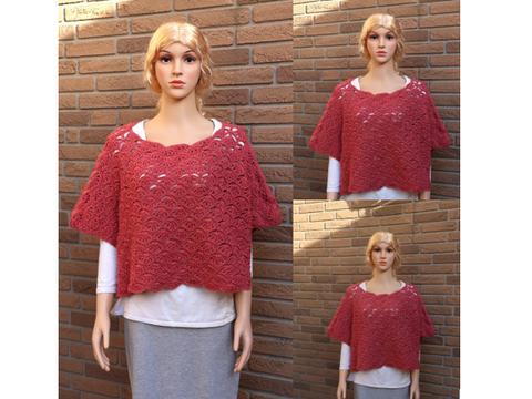 Häkelanleitung Pullunder "Conchiglia" - jede Größe, jedes Garn