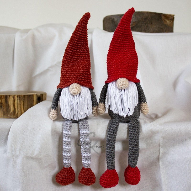 B&uuml;ndel Wichtel Waldemar und Wupsi - H&auml;kelanleitung von CaroKunterbunt - Bild 4