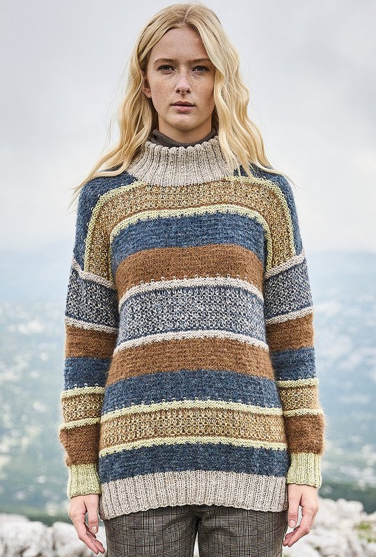 Pullover mit Streifen - Bild 4