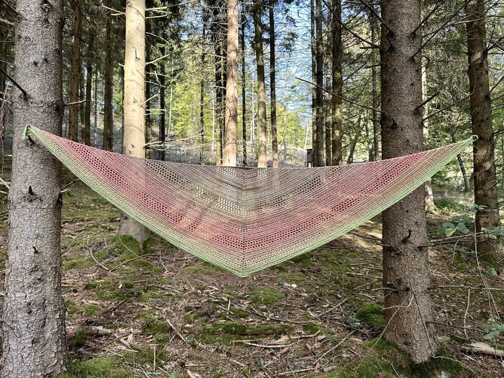 Häkelanleitung flaches Dreieckstuch "C'n'C - Chill and Crochet"