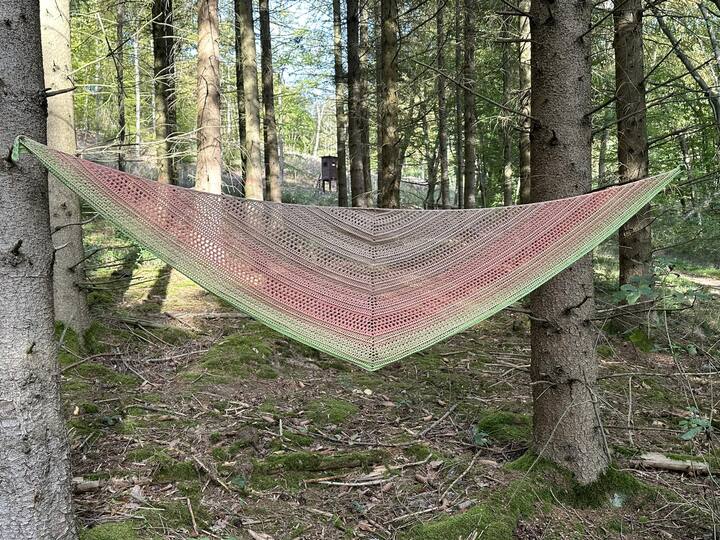 Häkelanleitung flaches Dreieckstuch "C'n'C - Chill and Crochet"