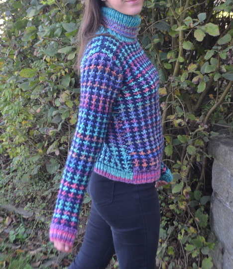 Strickanleitung * Damen Pullover * Rollkragen * Größe S-XL