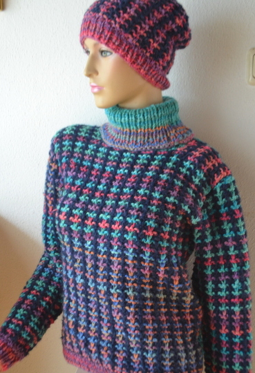 Strickanleitung * Damen Pullover * Rollkragen * Größe S-XL