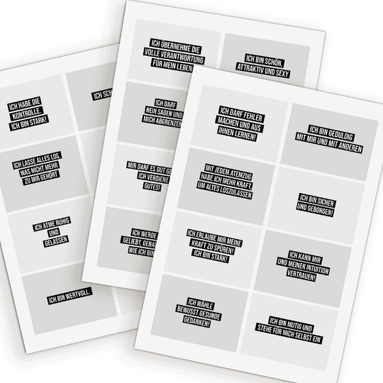 Adventskalender AFFIRMATIONEN Adventskalender zum Ausdrucken digitale Datei