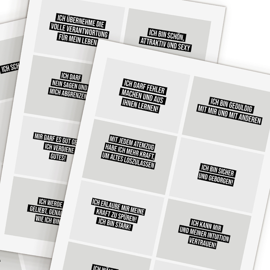 Adventskalender AFFIRMATIONEN Adventskalender zum Ausdrucken digitale Datei