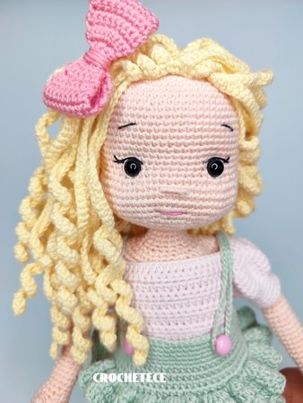 Crochet Pattern for Doll HENNI Pdf deutsch (Download Now) 