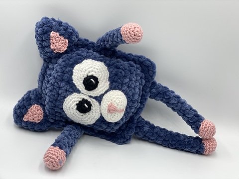 Crochet Pattern - Fluffy Friends Toy Cat "Muffin"
