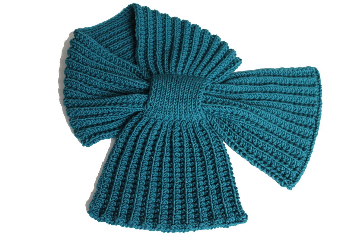 "Perlina" Steckschal stricken PDF-Anleitung