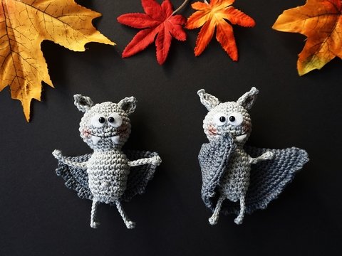 Häkelanleitung Fledermaus Taschenbaumler - PDF Datei