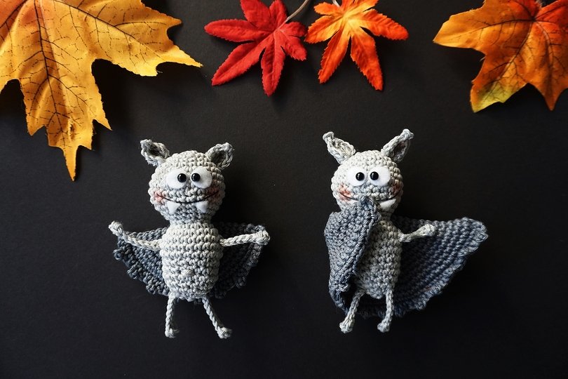 Häkelanleitung Fledermaus Taschenbaumler - PDF Datei