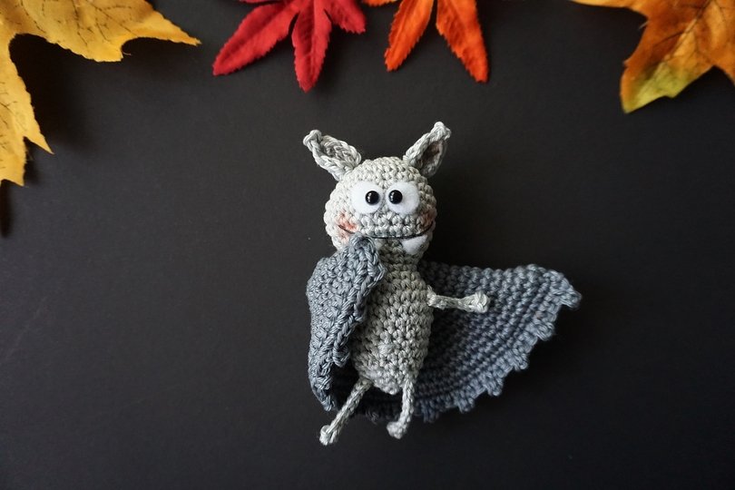 Häkelanleitung Fledermaus Taschenbaumler - PDF Datei