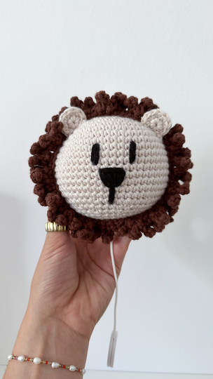 Music Box Leo the Lion - Crochet Pattern / English & German
