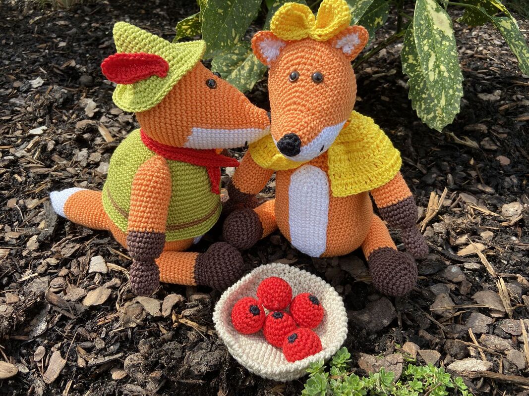 Häkelanleitung - Finn und Finja Fuchs