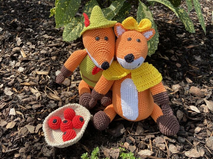 Häkelanleitung - Finn und Finja Fuchs