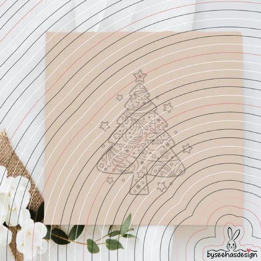 Tannenbaum Plotterdatei SVG DXF