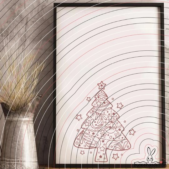 Tannenbaum Plotterdatei SVG DXF
