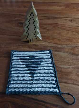 24 Stück Weihnachts-Topflappen Mit Tasche – Lustige Ofenhandschuhe & Backbeutel Für Die Festzeit