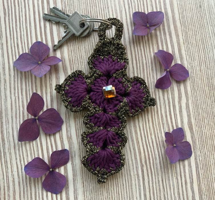 Schmuckkreuz Schlüsselanhänger:  *GUT BESCHÜTZT* - Bild 7