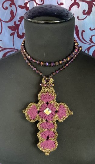 Schmuckkreuz Schlüsselanhänger:  *GUT BESCHÜTZT*