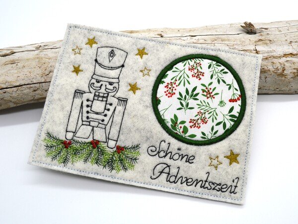 Hobby Design Weihnachts-Sticker * Nussknacker * Für Basteln, Scrapbooking & Geschenke