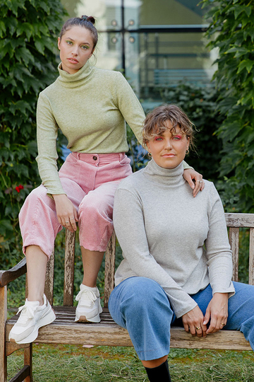 Schnittmuster Rollkragenpullover nähen, Rollkragenpulli, Turtleneck Sweater