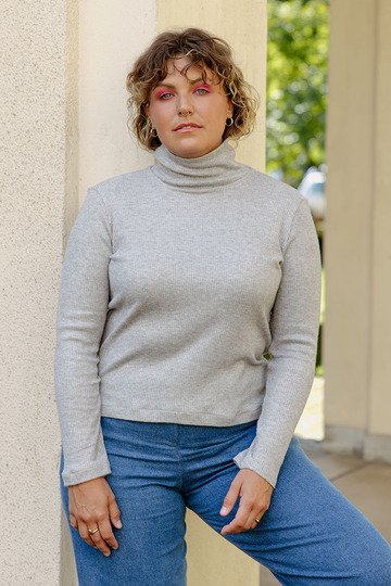 Schnittmuster Rollkragenpullover nähen, Rollkragenpulli, Turtleneck Sweater