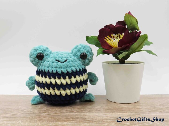 Häkelanleitung Frosch