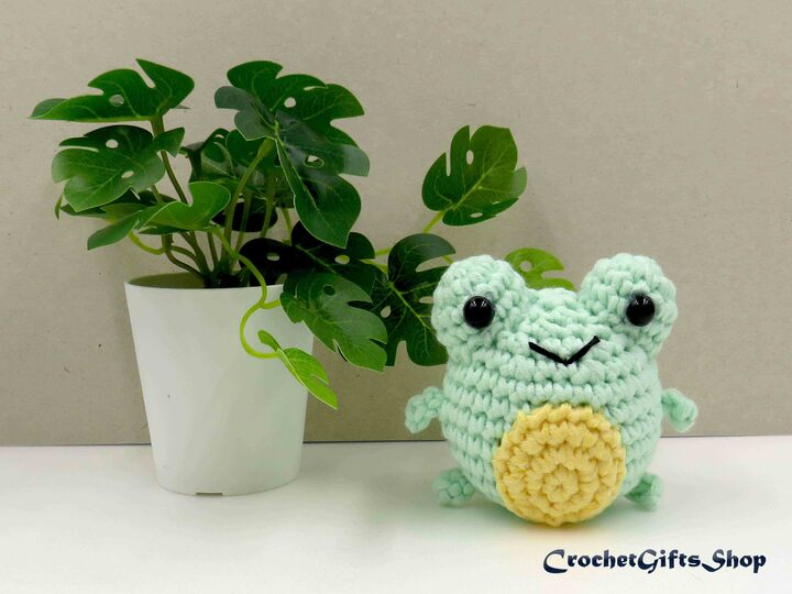 Häkelanleitung Frosch