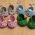 Häkelanleitung für süße Baby-Schuhe "Tiere": Frosch, Katze, Schwein, Wal