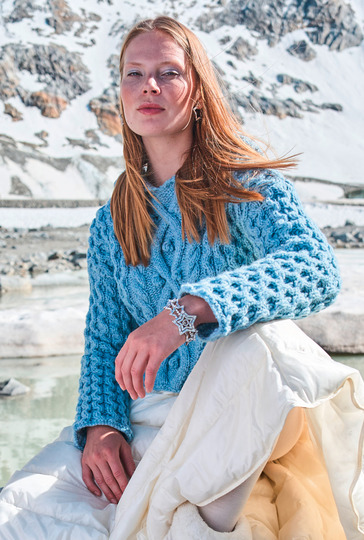 Hoody mit Wabenstrukturen