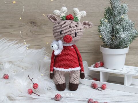 Häkelanleitung Rentier Chip
