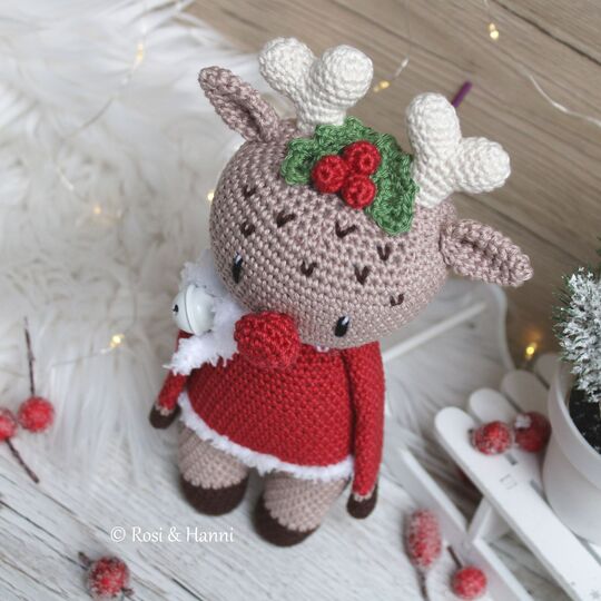 Häkelanleitung Rentier Chip