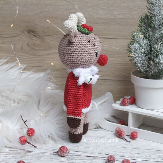 Häkelanleitung Rentier Chip