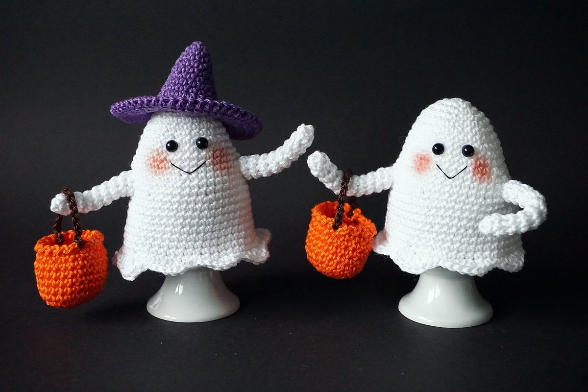 Häkelanleitung Eierwärmer Geister - PDF Datei - Bild 4