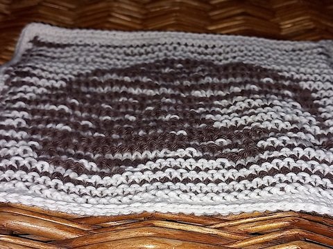 Igel - Schattenstricktier z.B. für Topf- oder Spüllappen