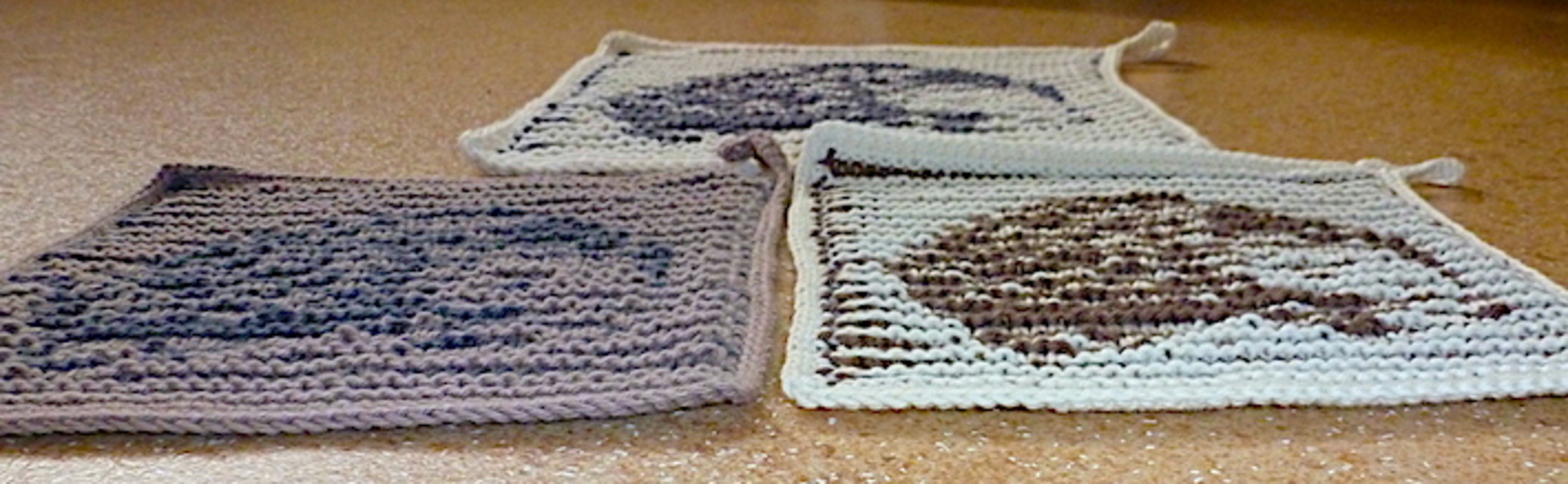 Igel - Schattenstricktier z.B. für Topf- oder Spüllappen