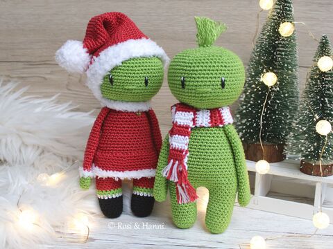 Häkelanleitung Weihnachtsmuffel