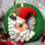 Crochet Pattern Door wreath "Santa Claus"
