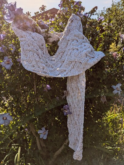 Kuscheliger Zopfschal