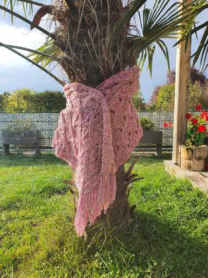 Kuscheliger Zopfschal